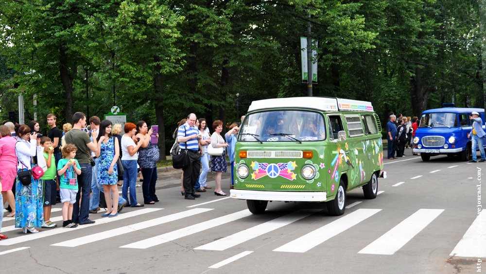 Volkswagen Transporter Ретро-Фестиваль в Сокольниках 21.07.2012